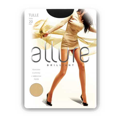 Колготки женские ALLURE ALL TULLE 20 черные 4
