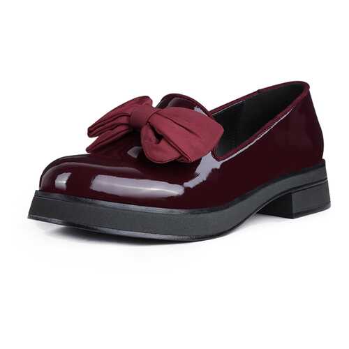 Лоферы женские T.Taccardi K0062LC-1A бордовые 40 RU