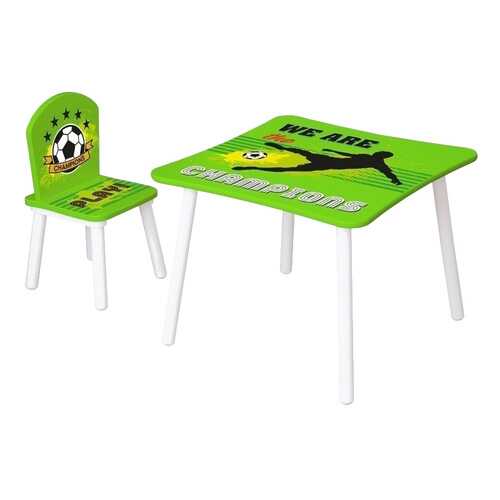 Стул для комплекта детской мебели Polini kids Fun 145 S Футбол, зеленый