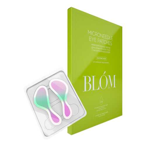 Патчи для глаз BLOM Microneedle Eye Patches Succinic Acid 1 шт