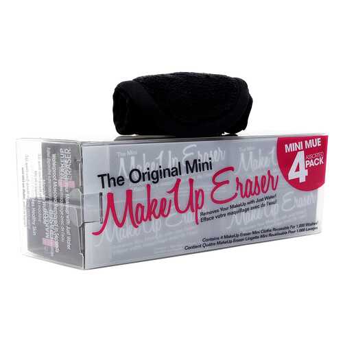 Средство для снятия макияжа MakeUp Eraser The Original Mini Black салфетки 4 шт