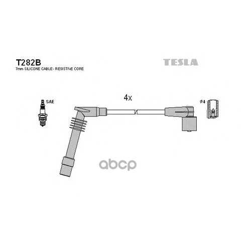 Комплект Проводов Зажигания TESLA T282B