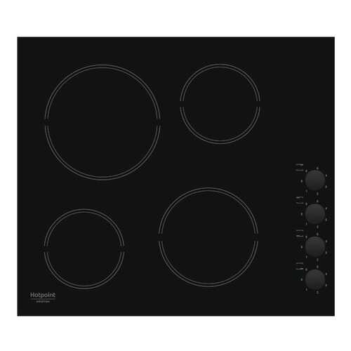 Встраиваемая варочная панель электрическая Hotpoint-Ariston HR 629 C Black