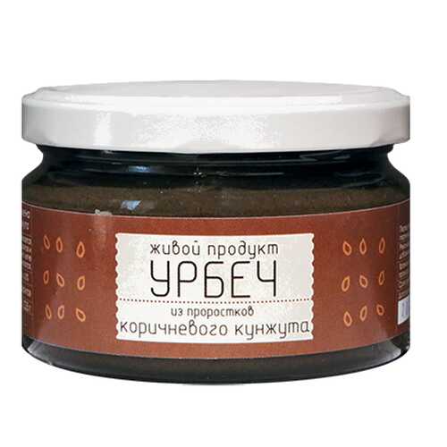 Урбеч из проростков семян коричневого кунжута Живой продукт 225 г