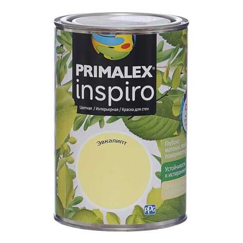 Краска для внутренних работ Primalex Inspiro 1л Эвкалипт, 420122