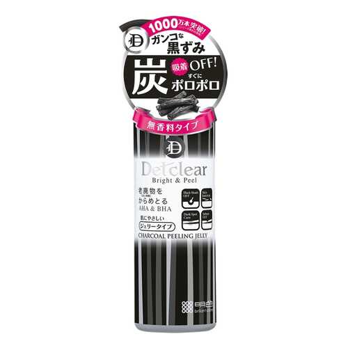 Пилинг для лица Meishoku Detclear Bright and Peel Charcoal Peeling Jelly 180 мл