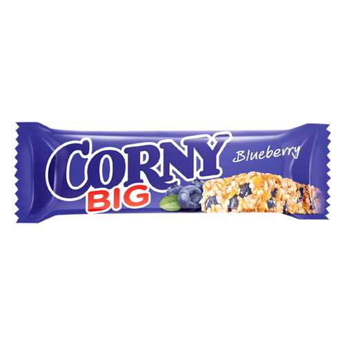 Corny BIG Злаковая полоска с черникой 24 штуки по 40г