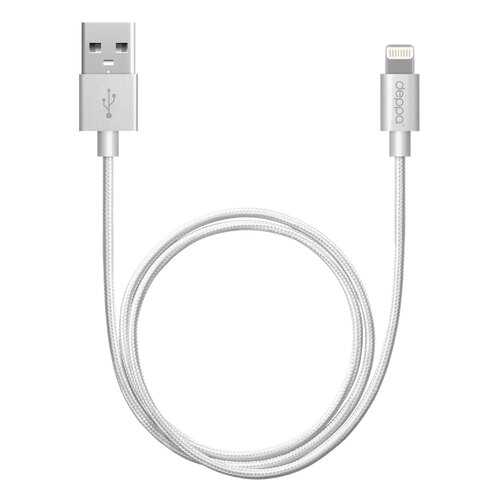 Deppa кабель 8pin 1.2m MFI alum silver