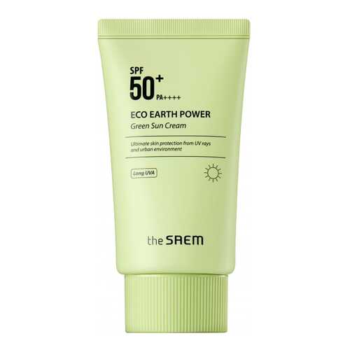 Солнцезащитное средство The Saem Eco Earth Power Green Sun Cream 50 мл