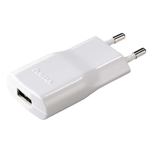 Сетевое зарядное устройство Hama Power Piccolino 1 USB 2,1A White