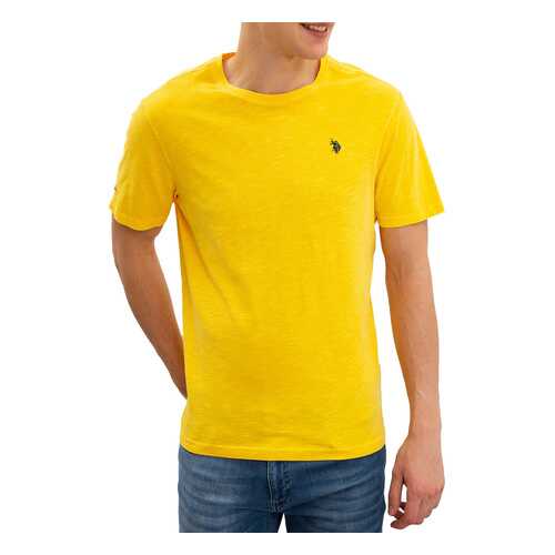 Футболка мужская U.S. POLO Assn. G081SZ0110TOYOIY9 желтая XS