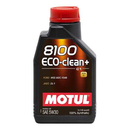 Моторное масло Motul 8100 Eco-clean+ 5W-30 1л