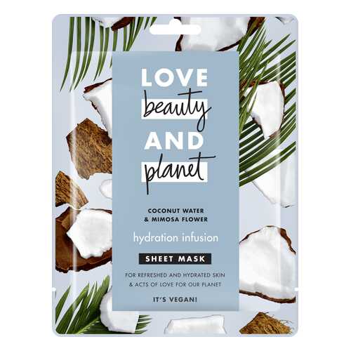 Маска для лица Love Beauty&Planet Волна увлажнения 1 шт