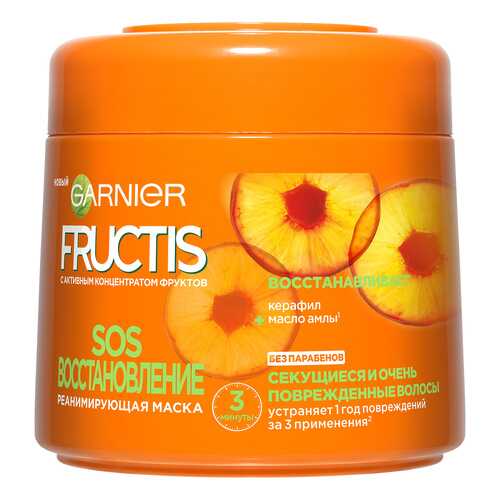 Маска для волос Garnier Fructis SOS Восстановление секущихся кончиков волос 300 мл