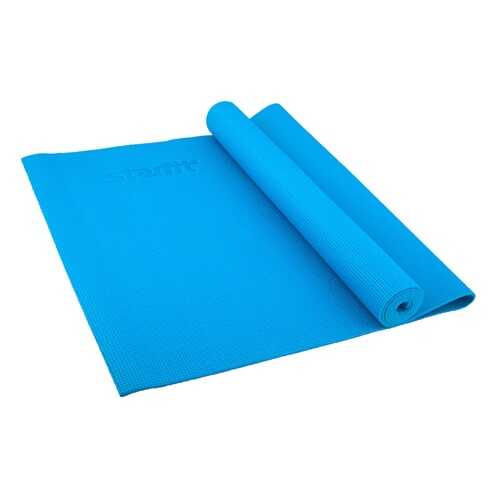 Коврик для йоги FM-101, PVC, 173x61x0,3 см, синий