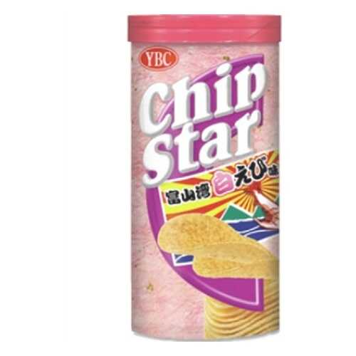 ЧЧИПСЫ Chip Star Картофельные чипсы со вкусом СЛИВОЧНОЙ КРЕВЕТКИ 50г, туба,Япония