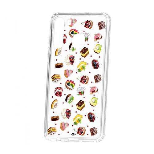Чехол Kruche Samsung Galaxy A21 Print Cake
