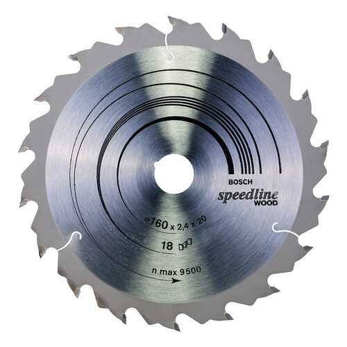 Диск по дереву Bosch STD SWO 160x20-18T 2608640787