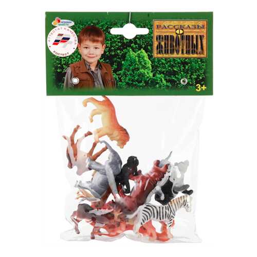 Игровой набор Дикие животные, 12 штук 5 см Играем вместе