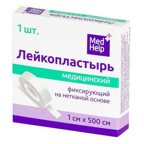 Пластырь фиксирующий MedHelp на нетканой основе 1 х 500 см
