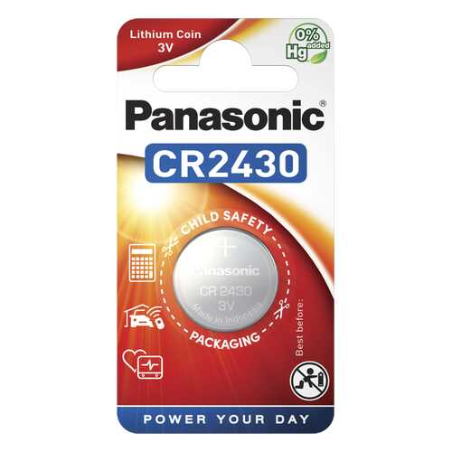 Батарейка Panasonic CR-2430EL/1B 1 шт