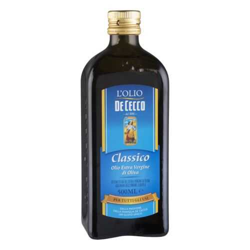 Масло De Cecco extra virgin di olia classico оливковое нерафинированное 0.5 л