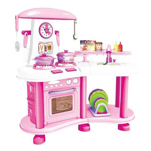 Детская кухня Yako Toys Как у мамы со световыми и звуковыми эффектами розовая Д87097