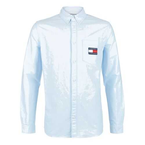 Рубашка мужская Tommy Jeans DM0DM07895 голубая M