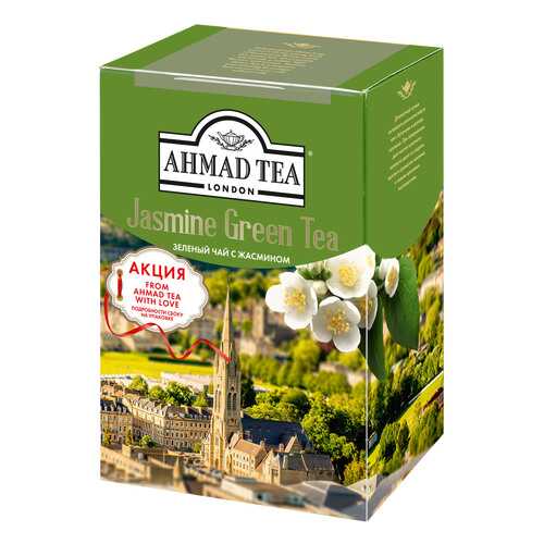 Чай Ahmad Tea байховый зеленый листовой жасмин 100 г