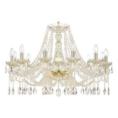 Люстра хрустальная 107/12/300 G Bohemia Ivele Crystal