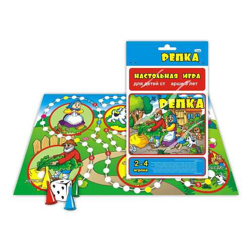 Настольная игра-ходилка Репка Гелий