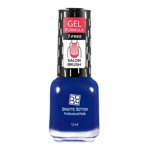 Лак с гелевым эффектом Brigitte Bottier Gel Formula тон 26 глубокий синий, 12 мл