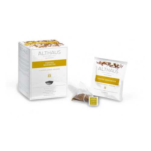 Чай травяной в пирамидках Althaus Toffee Rooibush Тоффи Ройбуш 15*2.75 г