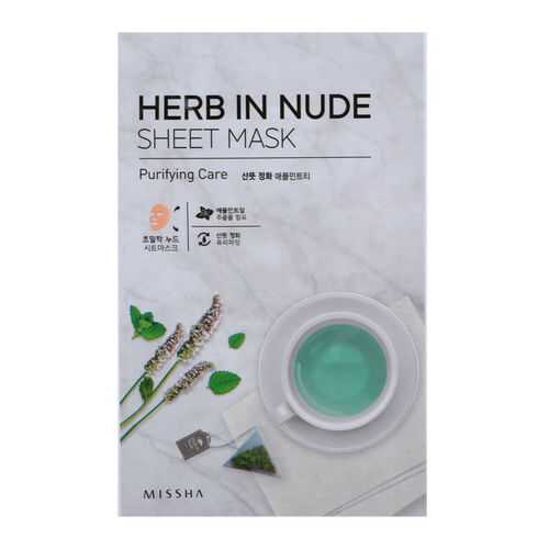 Маска для лица Missha Herb In Nude Sheet Mask Purifying Care 23 г