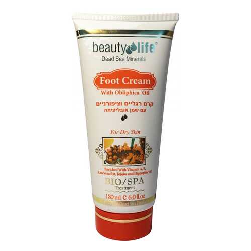 Крем для ног Beauty Life С маслом облепихи 180 мл