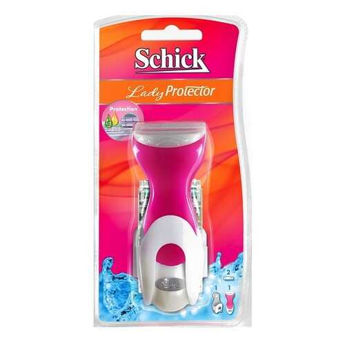 Станок для бритья Schick Lady Protector с 2 сменными кассетами женский
