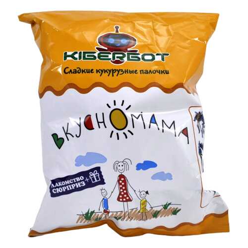 Кукурузные палочки Вкусномама Кибербот с игрушкой 65 г