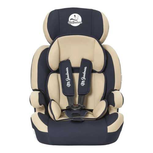 Автокресло Mr Sandman Voyager Isofix 9-36 Кг Т, Синий-Бежевый