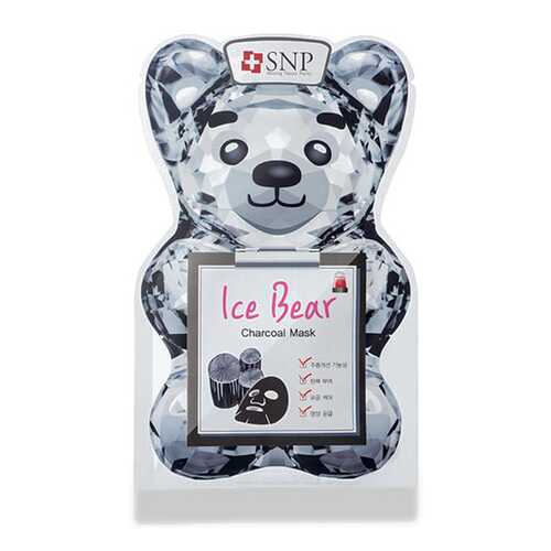 Маска для лица SNP Ice Bear Charcoal Mask 33 мл