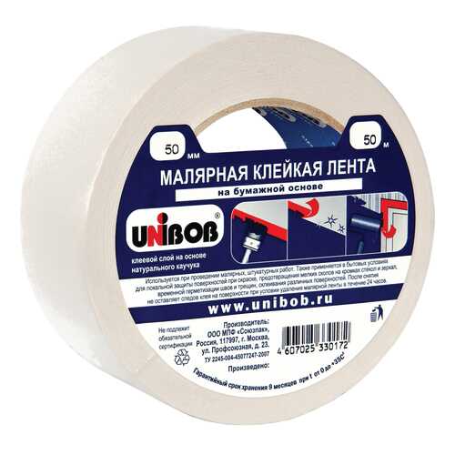 Малярная лента Unibob 50/50 28139