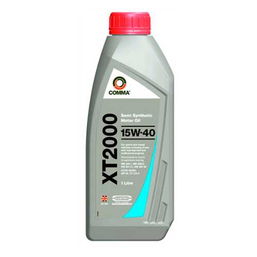 Масло моторное 15W40 COMMA 1л полусинтетика XT2000 COMMA арт. XT21L