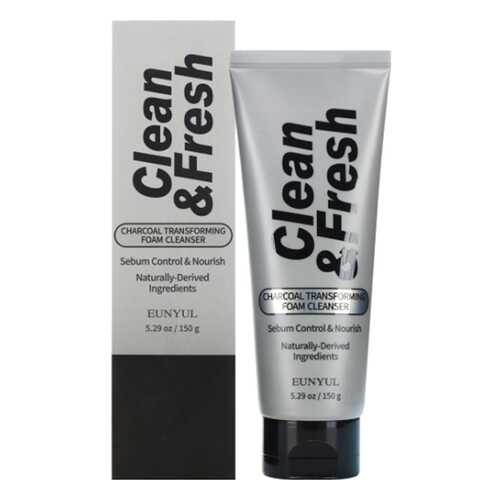 Пенка для умывания Eunyul Clean&Fresh Charcoal Transforming Foam Cleanser 150 г