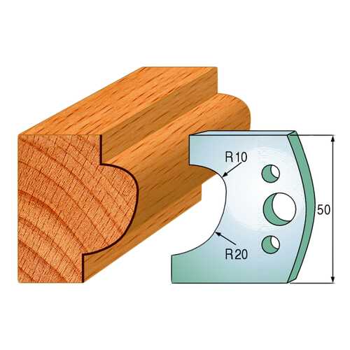 Комплект из 2-х ножей 50x4 SP CMT 690.504