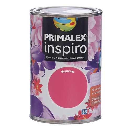 Краска для внутренних работ Primalex Inspiro 1л Фуксия, 420166
