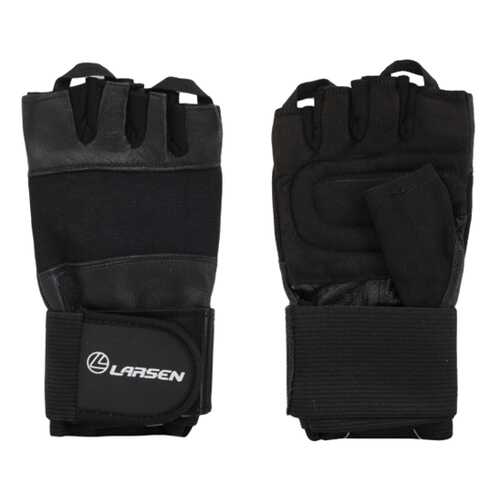 Перчатки для фитнеса Larsen 16-8343, черные, L
