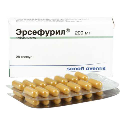 Эрсефурил капсулы 200 мг 28 шт.