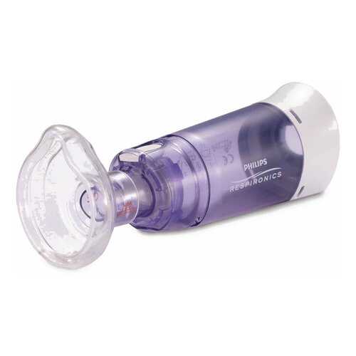 Спейсер OptiChamber Diamond respironics со средней детской маской, встроенным свистком
