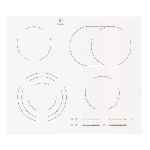 Встраиваемая варочная панель электрическая Electrolux EHF96547SW White