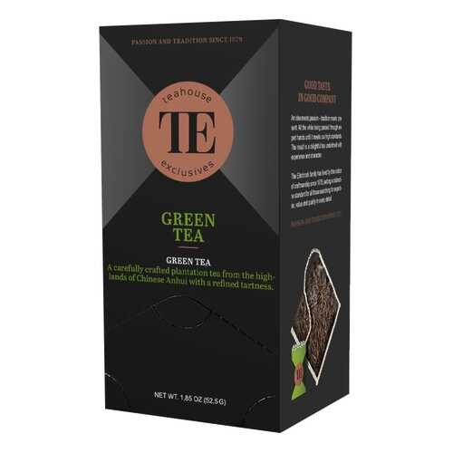 Чай зеленый Teahouse Exclusives Green Tea 15 пакетиков 40 г