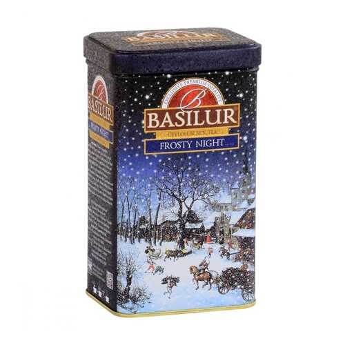 Чай Basilur Праздничная коллекция - Морозная ночь черный с добавками 85 г
